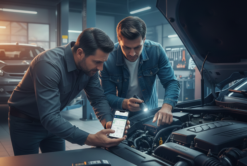 ilustracja artykułu: Historia Pojazdu – Kompletny Przewodnik Sprawdzania VIN i Bezpiecznego Zakupu Samochodu Używanego