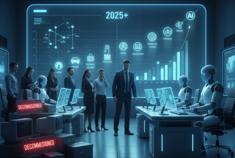 ilustracja artykułu: Praca w erze sztucznej inteligencji- które profesje wygasną po 2025 roku